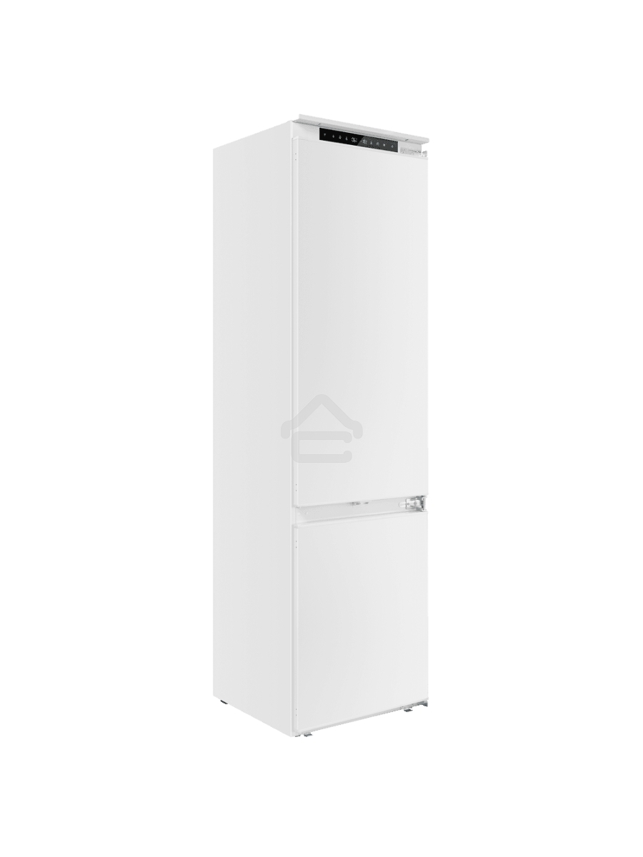 Встраиваемый холодильник Maunfeld MBF19354NFWGR LUX Inverter белый двухкамерный 209/64 л морозилка снизу, No Frost