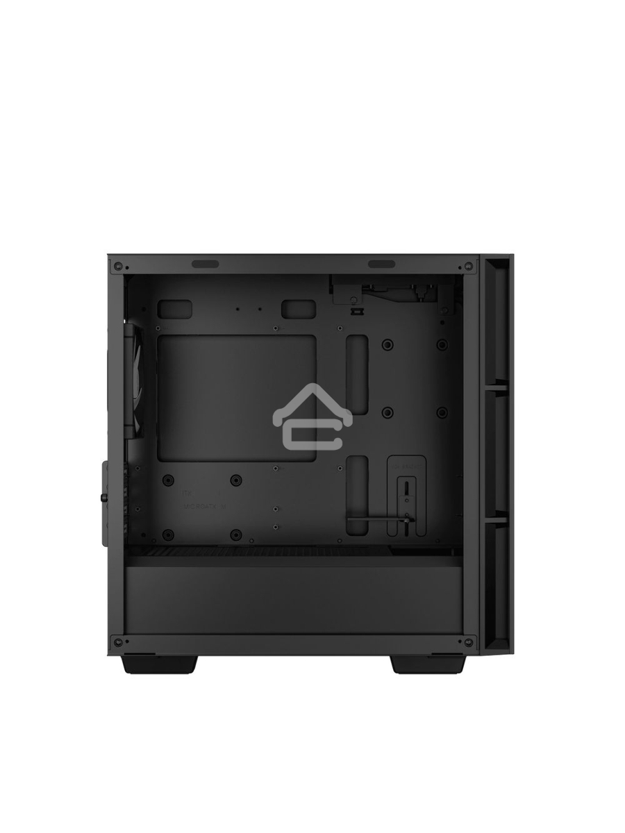 Компьютерный корпус Deepcool CH360 без БП, боковое окно (закаленное стекло), 2x140мм ARGB LED вентилятор спереди и 1x120мм ARGB LED вентилятор сзади, черный, mATX
