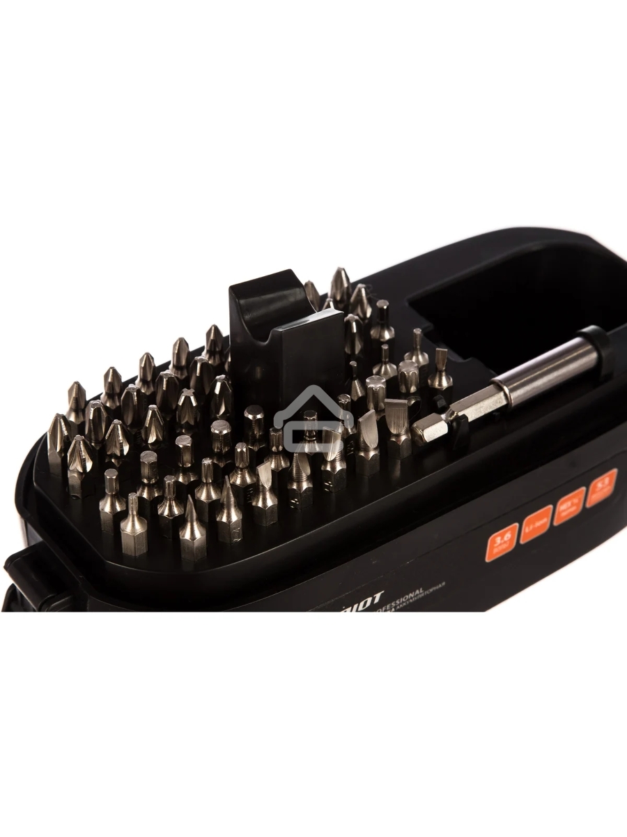 Отвертка аккумуляторная PATRIOT PS 236; напряжение: 3,6V; кейс; комплект бит
