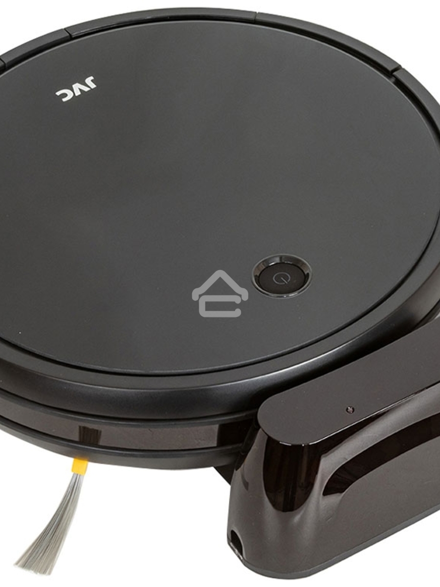Робот-пылесос JVC JH-VR510 черный, 2500 мАч Li-Ion, уборка сухая/влажная, пылесборник контейнер 0.5 л