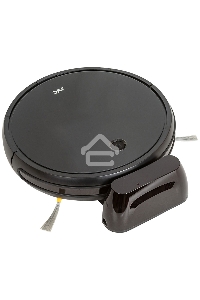 Робот-пылесос JVC JH-VR510 черный, 2500 мАч Li-Ion, уборка сухая/влажная, пылесборник контейнер 0.5 л