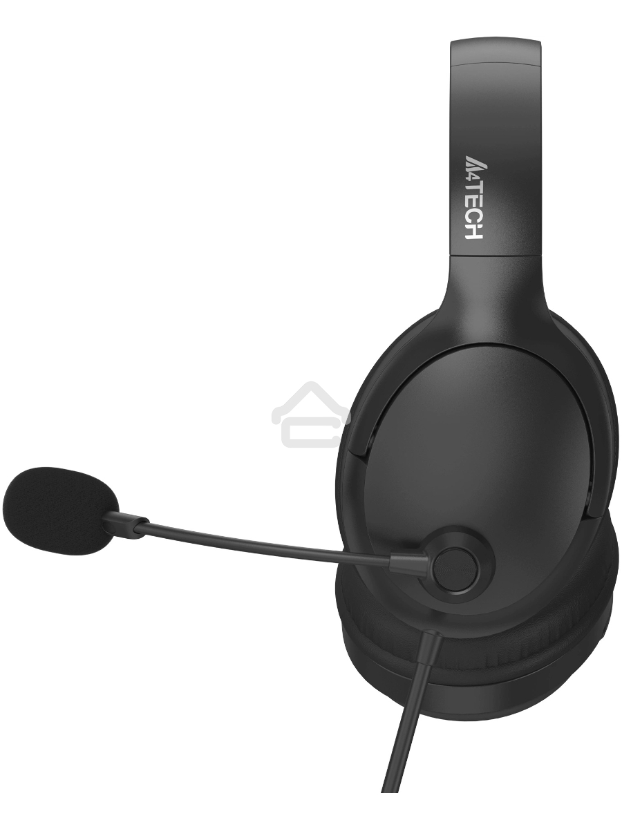 Наушники с микрофоном A4Tech Fstyler FH280U черный 2м мониторные USB оголовье