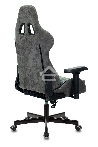 Кресло игровое Бюрократ VIKING 7 KNIGHT B FABRIC черный текстиль/эко.кожа крестовина металл/пластик