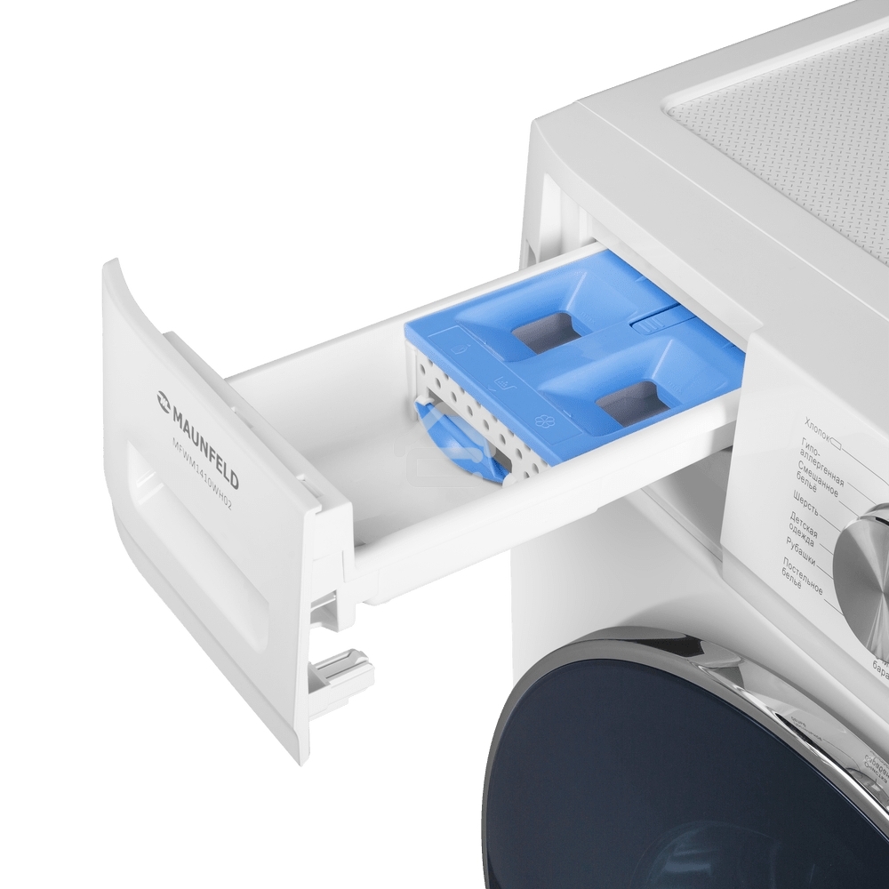 Стиральная машина Maunfeld MFWM127IWH053 белая, загрузка фронтальная 7кг, 1200 об/мин., класс: A+++