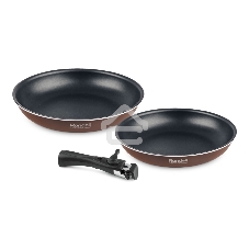 Набор посуды Rondell Kortado RDA-1788 3 предм. (сковорода 24х5 см, сковорода 28х5,5 см, съемная ручка)