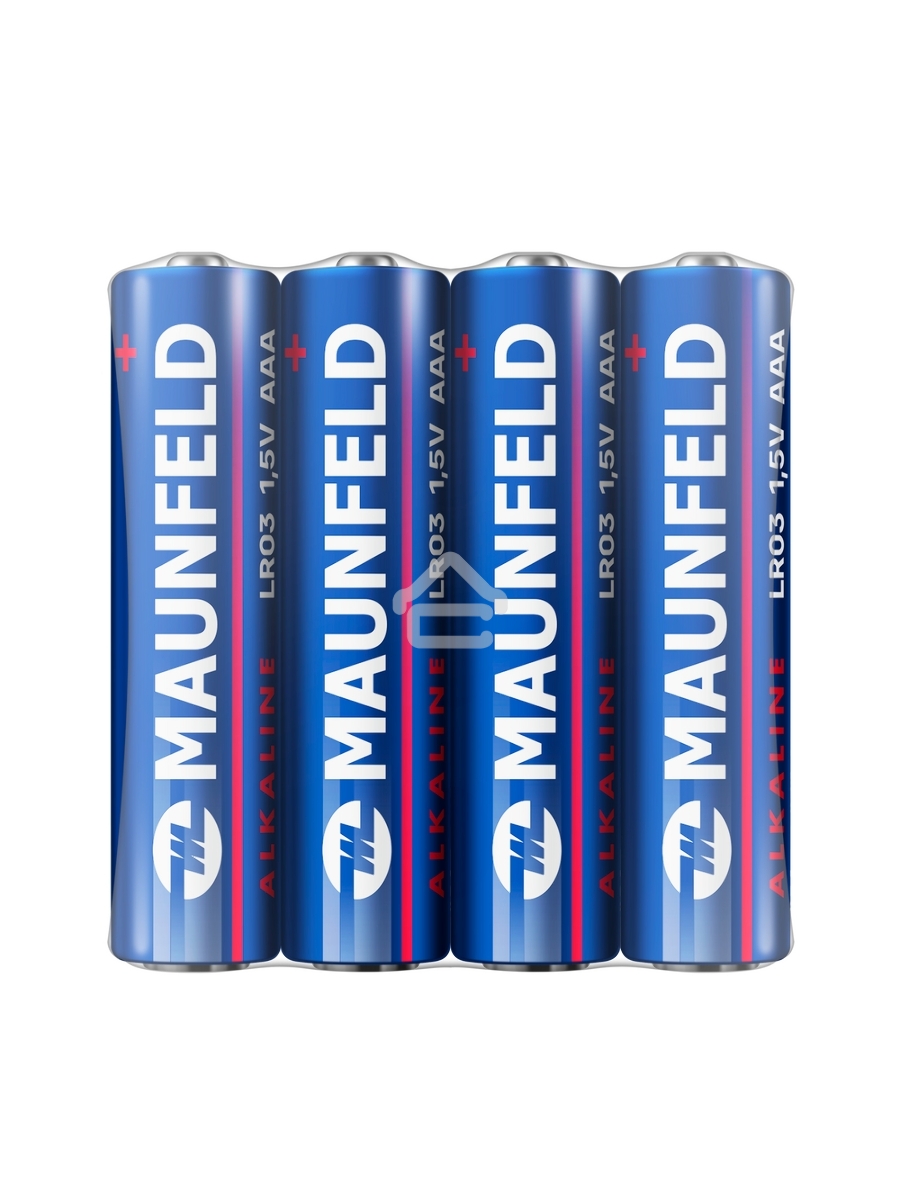 Батарейки Maunfeld Alkaline ААА(LR03 MBLR03-SR40, спайка 4 шт., 1.5 В