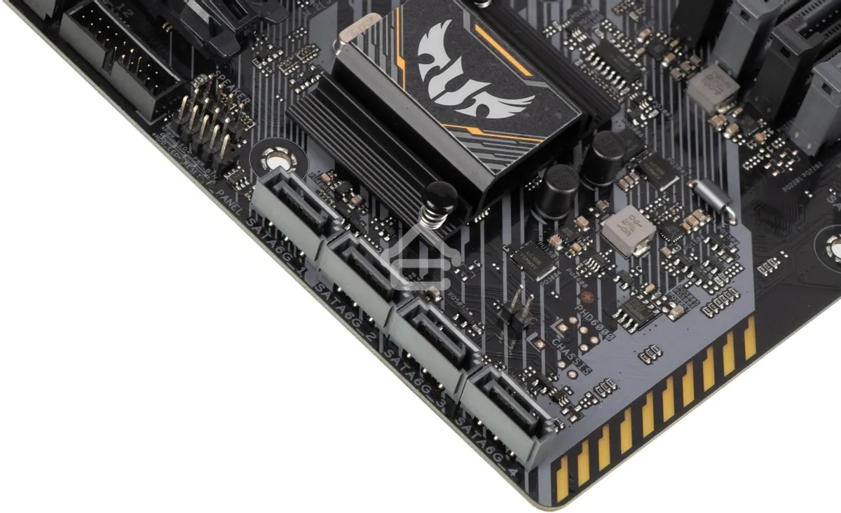 Материнская плата ASUS TUF GAMING B450M-PLUS II, AM4, AMD B450, 4xDDR4, 6xSATA, 1xM.2, 1xPCIe 3.0 x16, 1xPCIe 2.0 x16, 1xPCIe x1, 1xHDMI, 1xDVI-D, 1x 1Gb LAN, 2xUSB-A 3.2 Gen 1, 1xUSB-A 3.2 Gen 2, 2xUSB-A 2.0, 1xUSB-C 3.2 Gen 1, 3x3.5 мм, 7.1, mATX