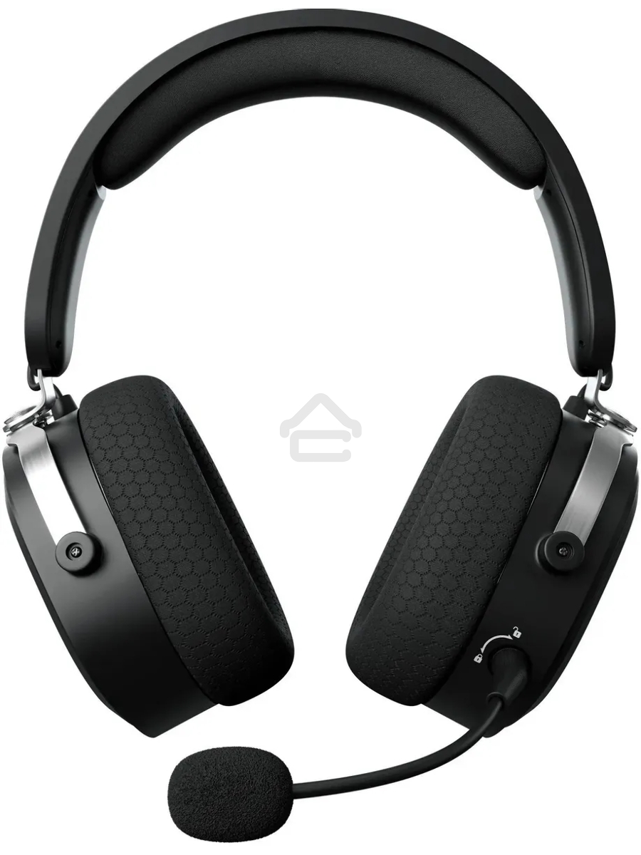 Наушники с микрофоном GMNG GG-HS405W черный мониторные BT/Radio/3.5mm оголовье