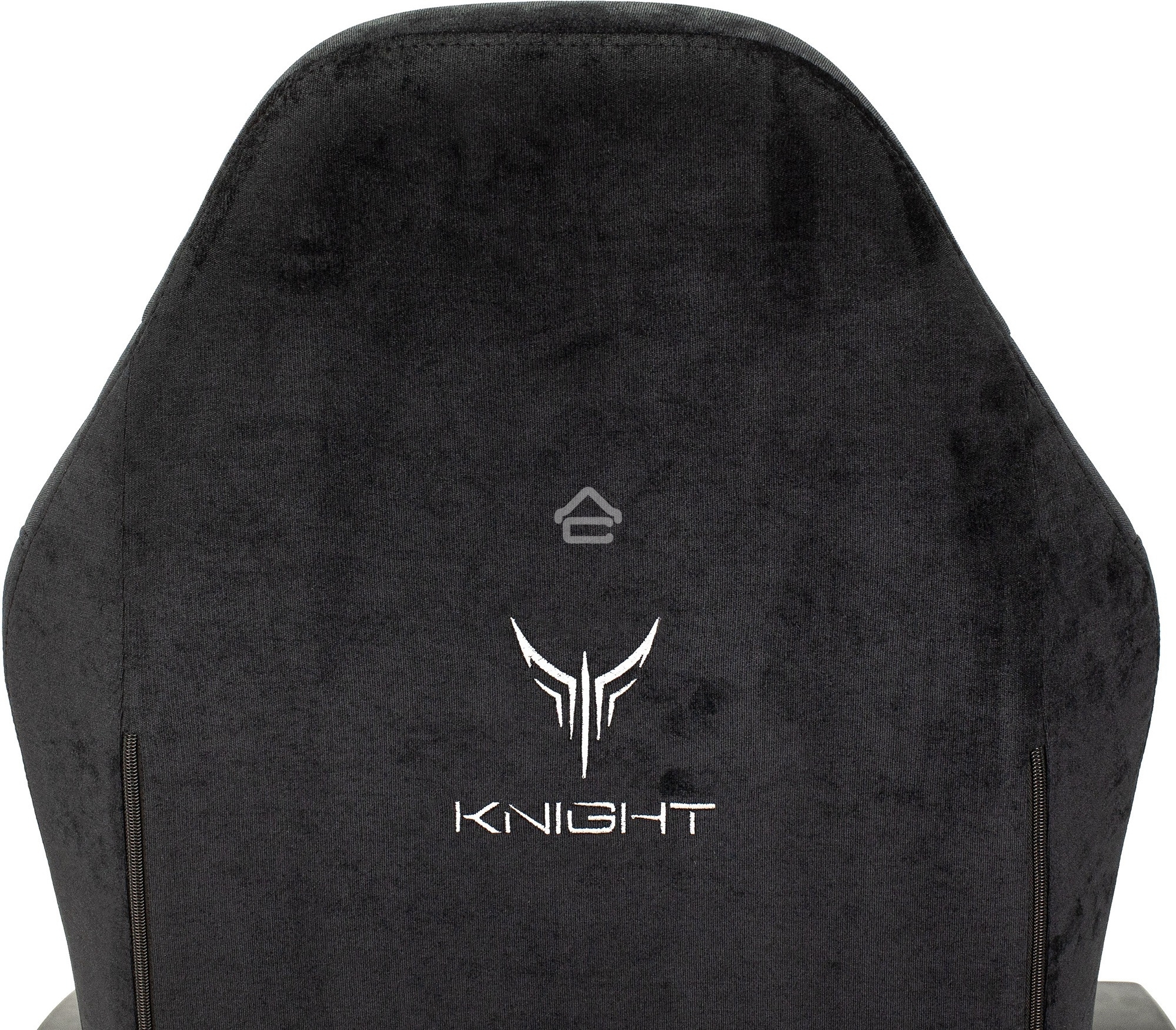 Кресло игровое Бюрократ Knight N1 Fabric черный Light-20, с подголов. крестовина металл