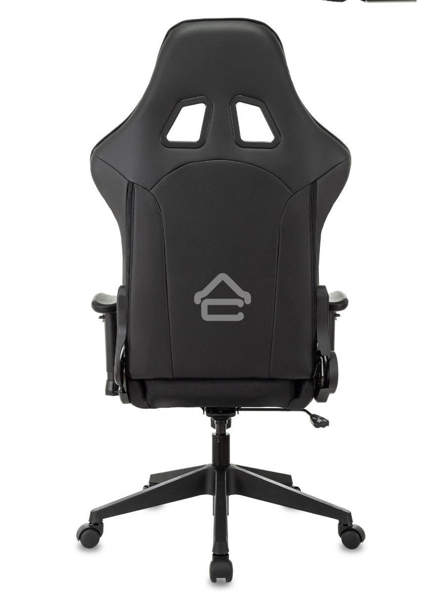Кресло игровое Бюрократ VIKING 4 AERO BLACK EDITION черный искусст.кожа/ткань