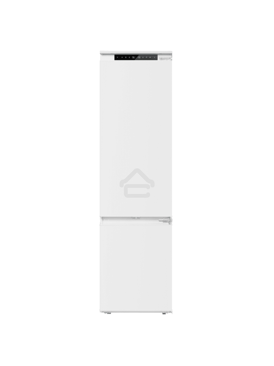 Встраиваемый холодильник Maunfeld MBF19354NFWGR LUX Inverter белый двухкамерный 209/64 л морозилка снизу, No Frost
