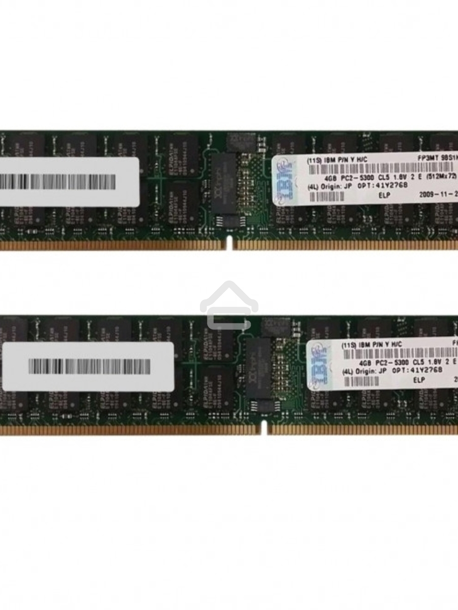 Оперативная память IBM, DDR2, 8GB (2x4 GB), 667 MHz, CL5, ECC, RDIMM