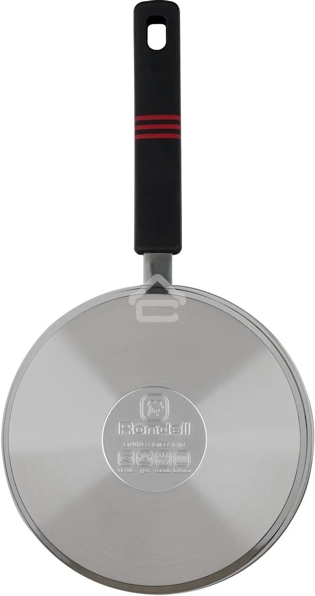 Ковш Rondell Stripes RDS-1635, 2л, 18см, с крышкой, сталь