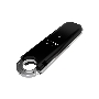 Флеш диск Maxvi P2 64GB USB 2.0 black, монолит с колпачком, ABS пластик
