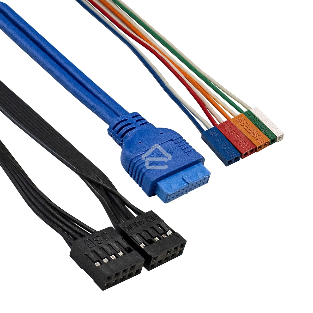 Компьютерный корпус Minitower ExeGate MA-372UX Black, mATX <UN500, 120mm> 2*USB+2*USB3.0, Audio