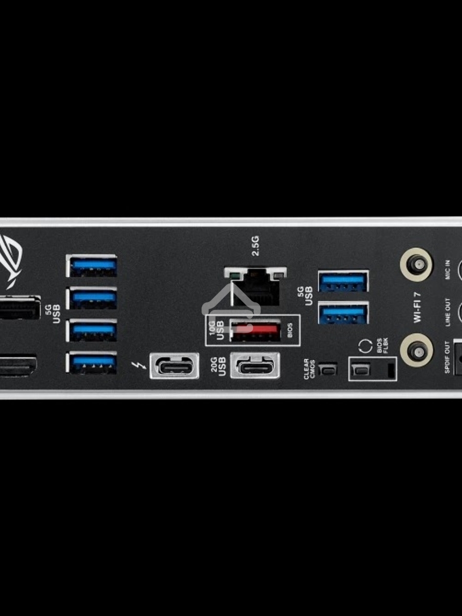 Материнская плата ASUS ROG STRIX B860-F GAMING WIFI, LGA 1851, Intel B860, 4xDDR5, 4xSATA, 4xM.2, 1xPCIe 5.0 x16, 1xPCIe 4.0 x16, 1xDP, 1xHDMI, 1x 2.5Gb LAN, 1xUSB 20Gbps, 1xUSB 10Gbps, 6xUSB-A 5Gbps, 2xUSB 2.0, 3x3.5 мм, 7.1, ATX