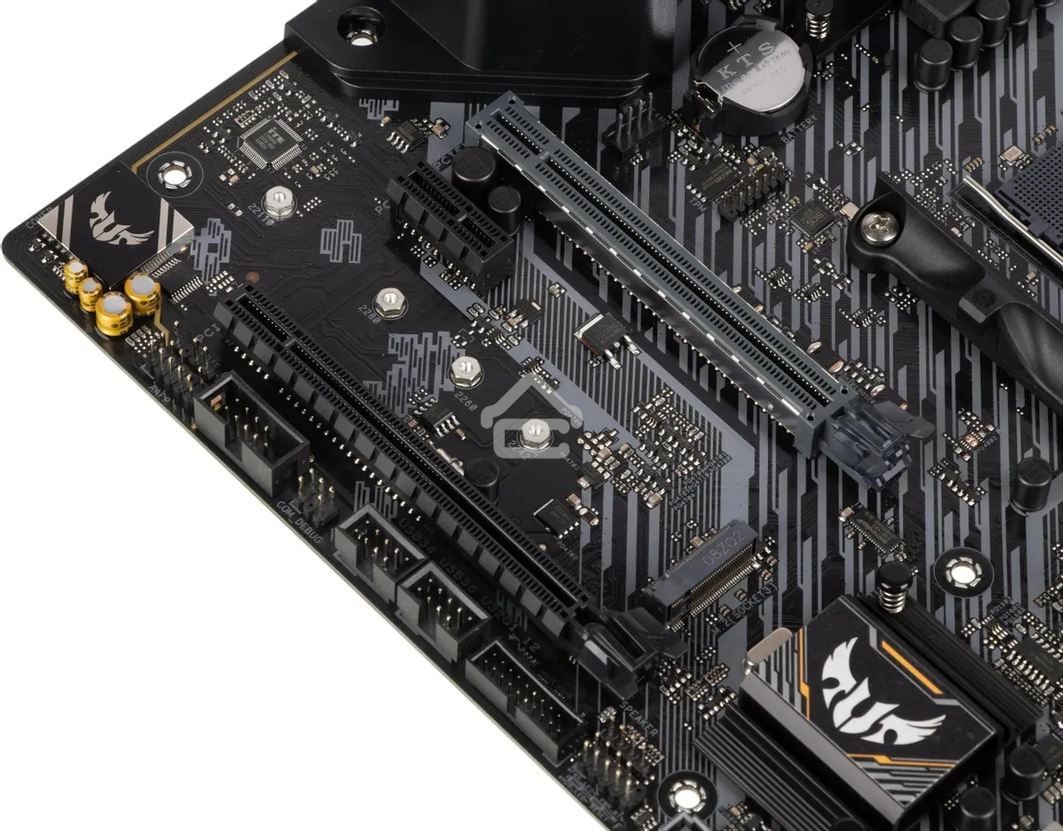 Материнская плата ASUS TUF GAMING B450M-PLUS II, AM4, AMD B450, 4xDDR4, 6xSATA, 1xM.2, 1xPCIe 3.0 x16, 1xPCIe 2.0 x16, 1xPCIe x1, 1xHDMI, 1xDVI-D, 1x 1Gb LAN, 2xUSB-A 3.2 Gen 1, 1xUSB-A 3.2 Gen 2, 2xUSB-A 2.0, 1xUSB-C 3.2 Gen 1, 3x3.5 мм, 7.1, mATX