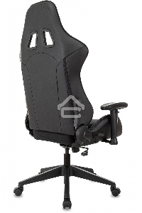 Кресло игровое Бюрократ VIKING 4 AERO BLACK EDITION черный искусст.кожа/ткань