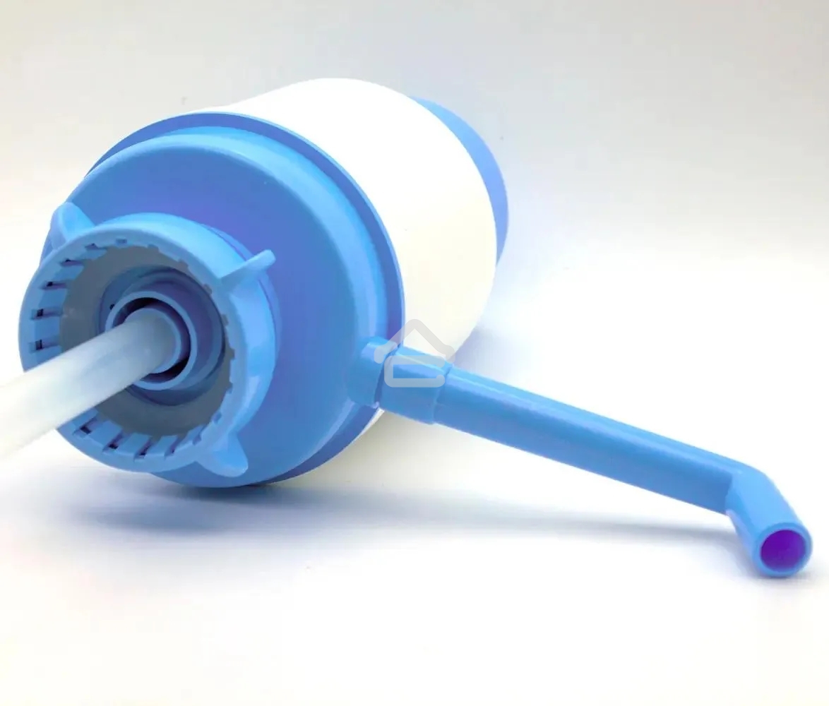 Помпа для 19л бутыли Aqua Work Дельфин Эко механический голубой картон