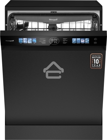 Посудомоечная машина Weissgauff DW 996 Touch Inverter Dual Fan Dry, черный, 60 см, 15 компл., 47 дБ, класс A+++