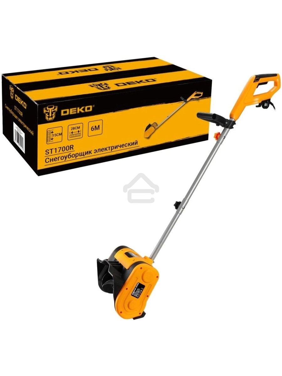 Снегоуборщик электр. Deko ST1700R 1.7кВт