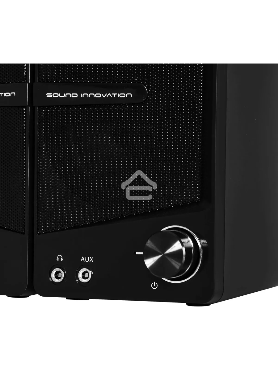 Колонки Oklick OK-126 2.0 черный 6Вт
