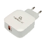 Зарядное устройство Cablexpert MP3A-PC-40, 18Вт, 3А,  быстрая зарядка QC3.0, 1 порт USB, белый, пакет