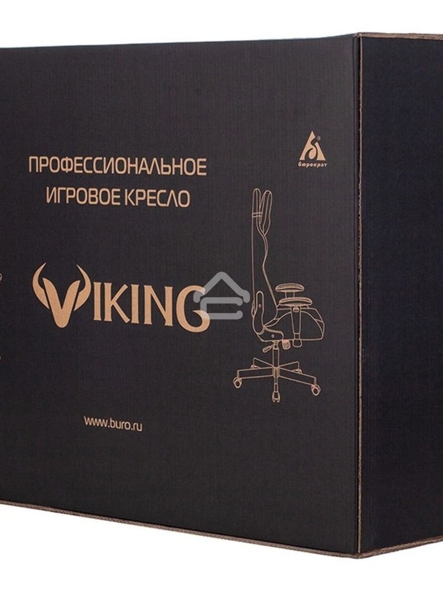 Кресло игровое Бюрократ VIKING 7 KNIGHT B FABRIC черный текстиль/эко.кожа крестовина металл/пластик