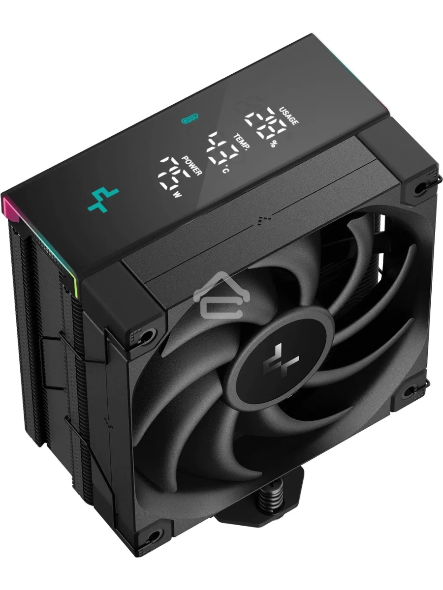 Кулер Deepcool AK400 Digital Pro ARGB черный 120мм алюминий+медь 1750rpm 25db 4-pin 220W 159мм