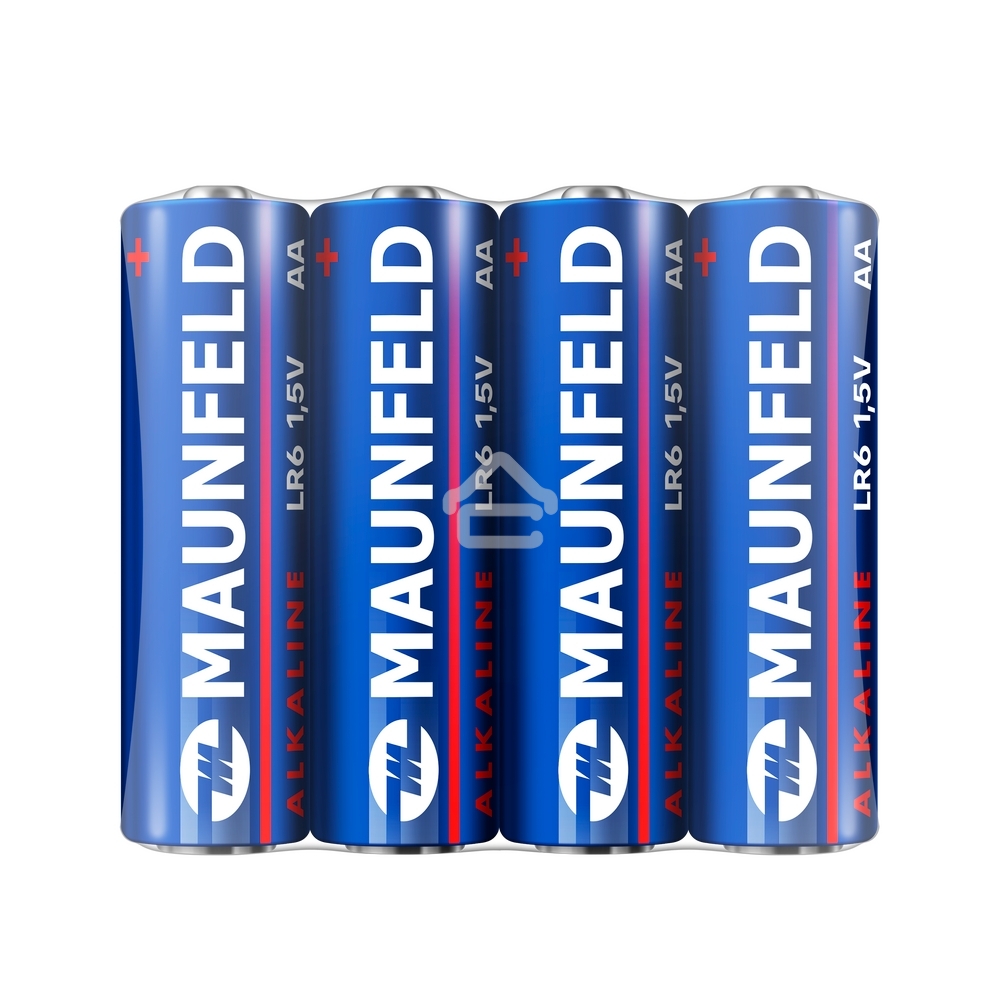 Батарейки Maunfeld Alkaline AA (LR6) MBLR6-SR40, спайка 4 шт, 1.5 В