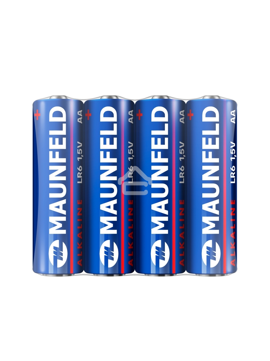 Батарейки Maunfeld Alkaline AA (LR6) MBLR6-SR40, спайка 4 шт, 1.5 В
