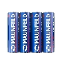 Батарейки Maunfeld Alkaline AA (LR6) MBLR6-SR40, спайка 4 шт, 1.5 В