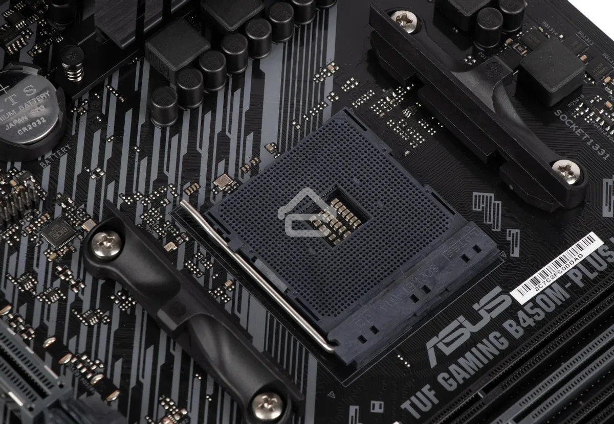 Материнская плата ASUS TUF GAMING B450M-PLUS II, AM4, AMD B450, 4xDDR4, 6xSATA, 1xM.2, 1xPCIe 3.0 x16, 1xPCIe 2.0 x16, 1xPCIe x1, 1xHDMI, 1xDVI-D, 1x 1Gb LAN, 2xUSB-A 3.2 Gen 1, 1xUSB-A 3.2 Gen 2, 2xUSB-A 2.0, 1xUSB-C 3.2 Gen 1, 3x3.5 мм, 7.1, mATX