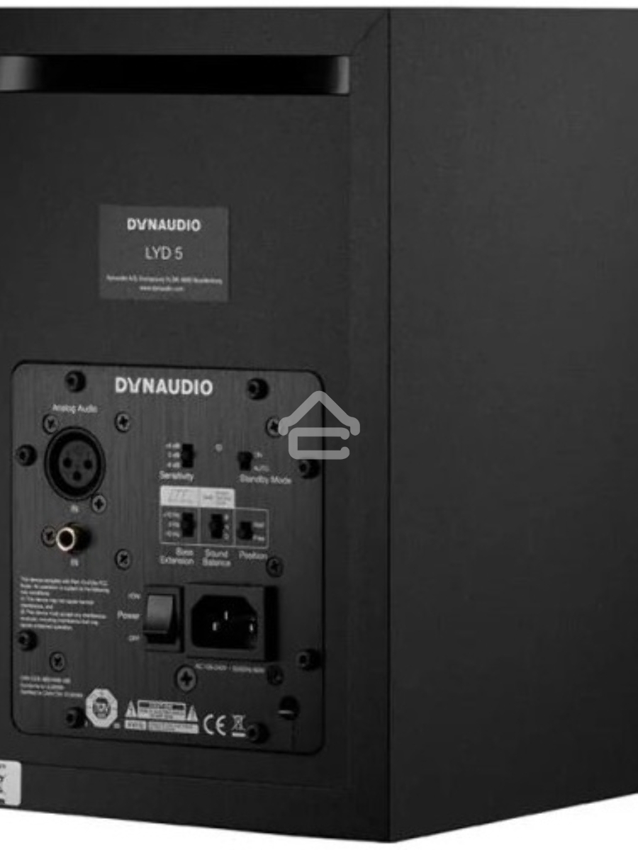 Студийный монитор [961432] Dynaudio [LYD 5 B/B] активный 2-х полосный, 50 + 50 Вт, 60 - 21000 Гц, 106 дБ, 5