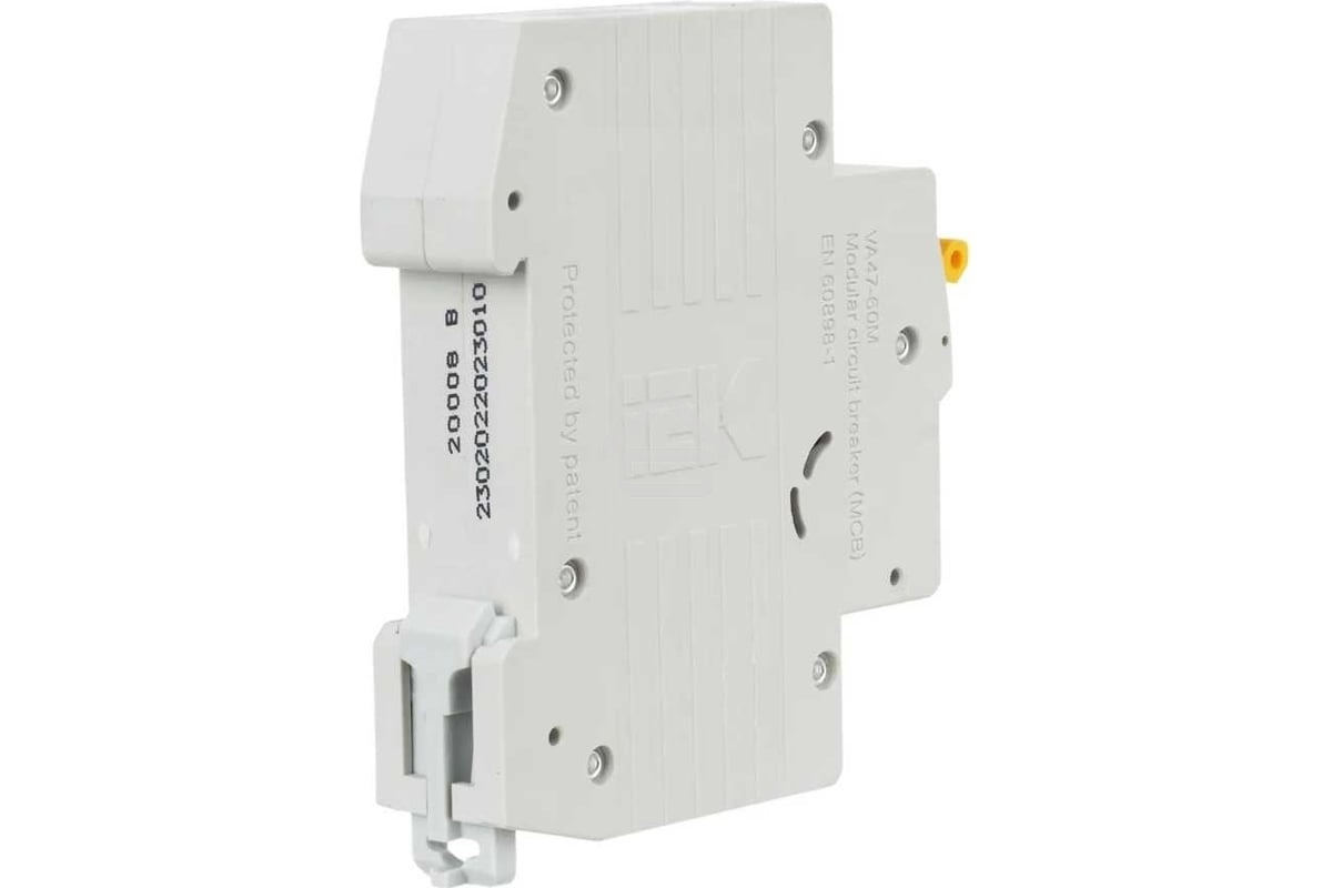 Выключатель автоматический IEK MVA31-1-010-B 10A тип B 6kA 1П 230В 1мод белый (упак.:1шт)