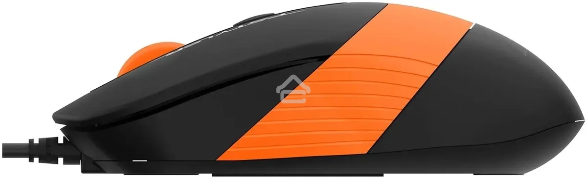 Мышь проводная A4Tech Fstyler FM10S черный/оранжевый, 1600 dpi, USB, кнопки - 4