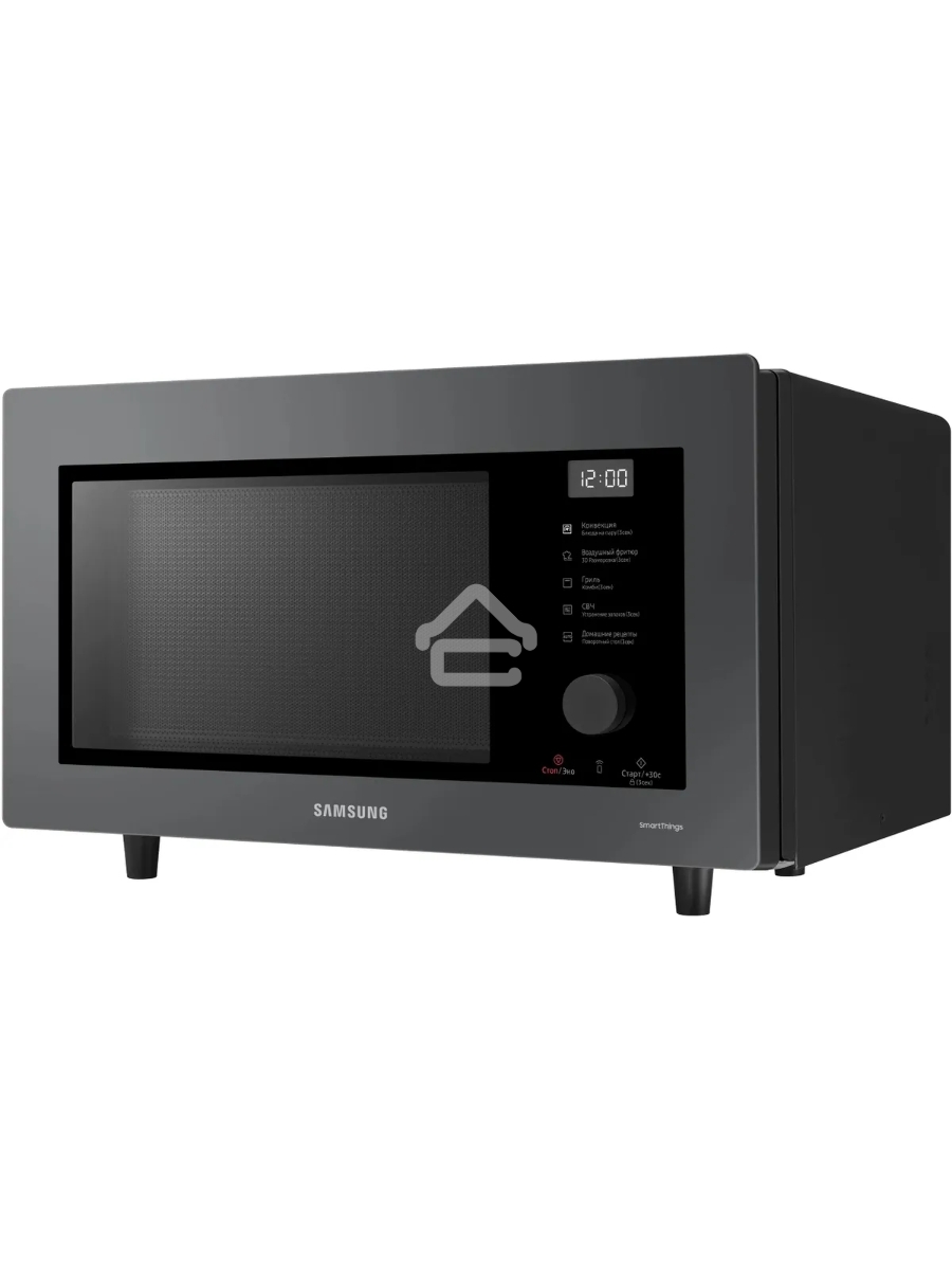 Микроволновая печь Samsung MC32DB7746KC/BW антрацит, 32 л, 1400 Вт, переключатели - поворотный механизм/сенсор
