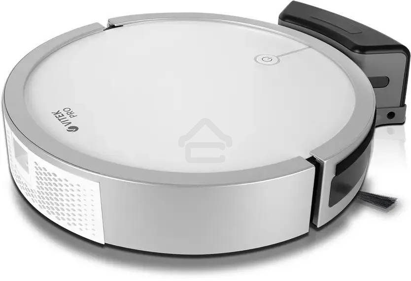 Робот-пылесос Vitek VT-1804 белый/серый, Li-Ion, уборка влажная, пылесборник контейнер 0.45 л