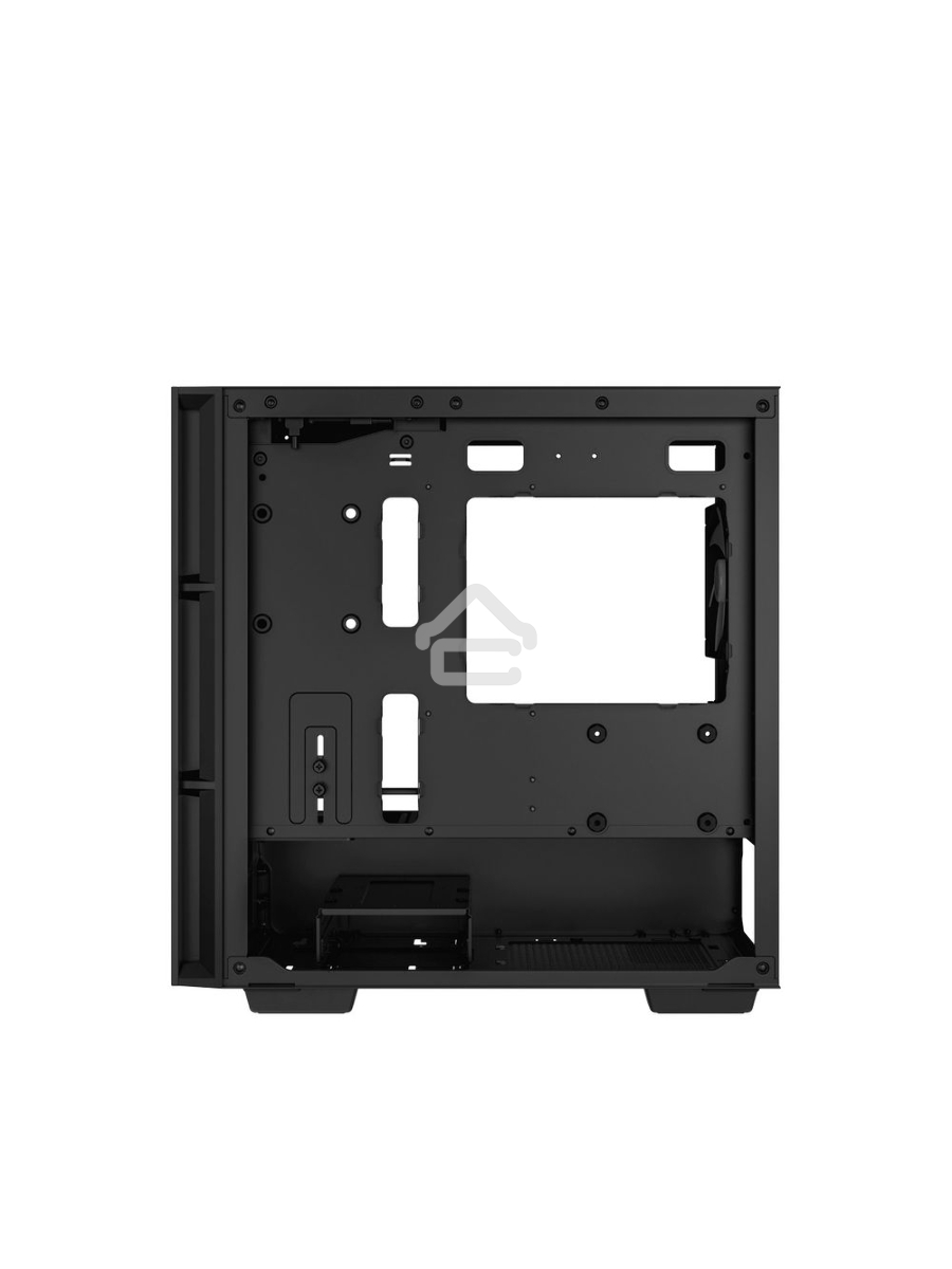 Компьютерный корпус Deepcool CH360 без БП, боковое окно (закаленное стекло), 2x140мм ARGB LED вентилятор спереди и 1x120мм ARGB LED вентилятор сзади, черный, mATX