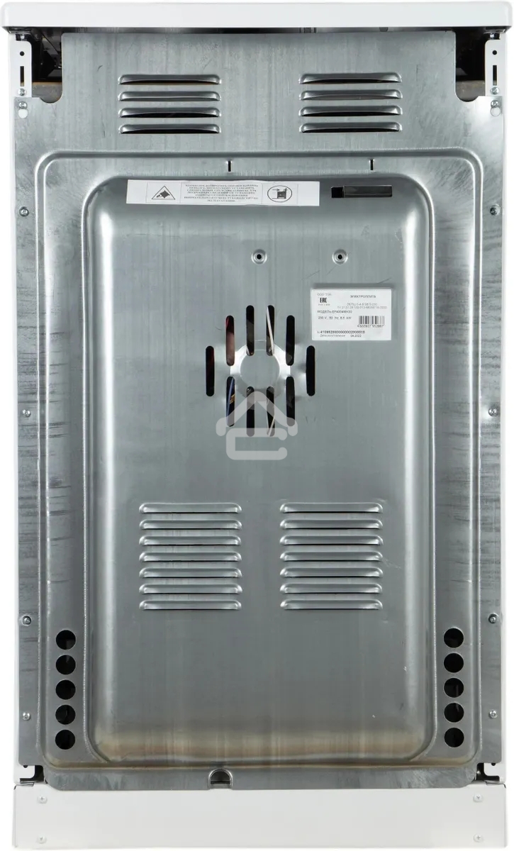 Плита электрическая Лысьва EF4004MK00 белый/черный, конфорок 4 электрических, духовка 57 л, 50 см x 84 см x 60 см (без крышки)