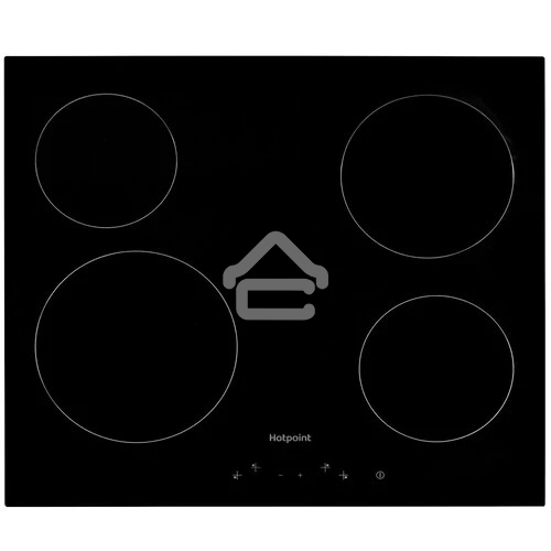 Электрическая варочная панель Hotpoint HR 6T1 C, независимая, черный