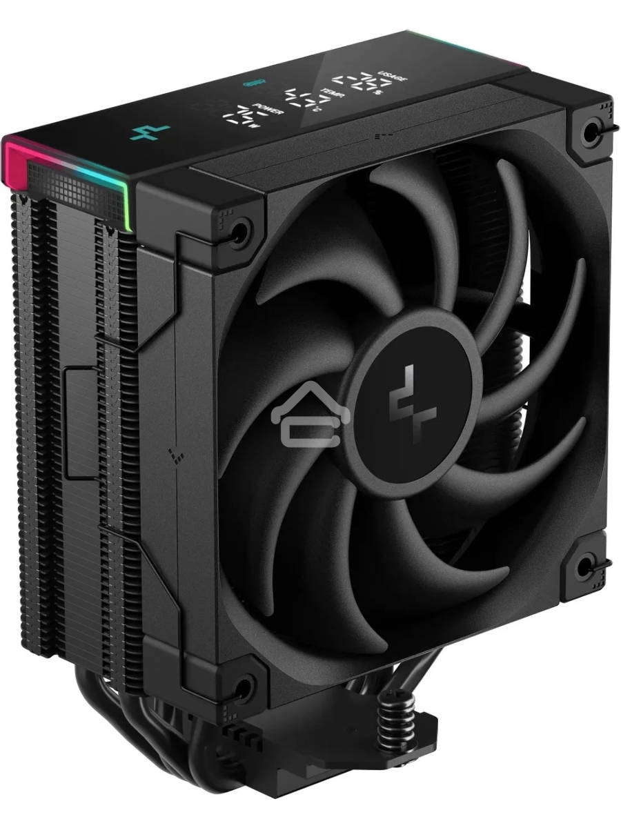 Кулер Deepcool AK400 Digital Pro ARGB черный 120мм алюминий+медь 1750rpm 25db 4-pin 220W 159мм