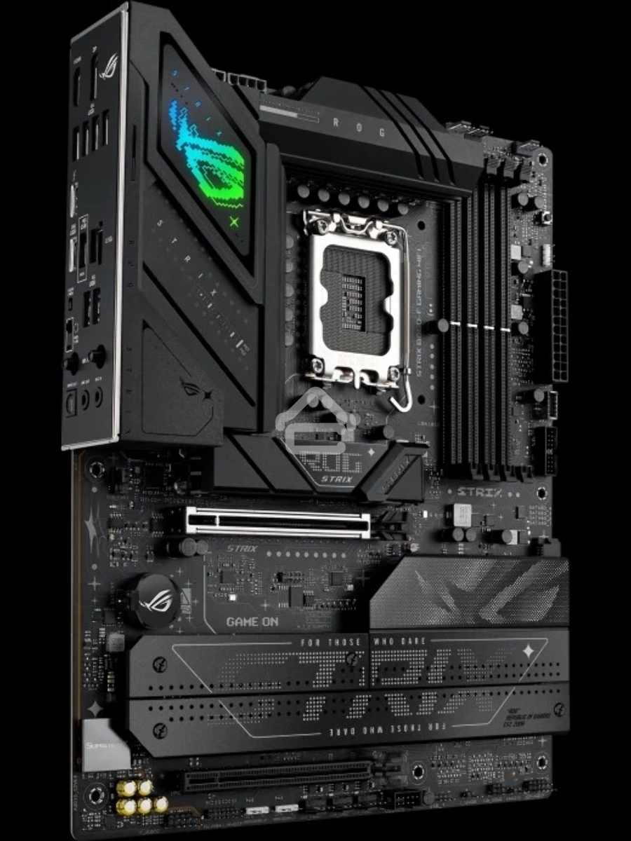 Материнская плата ASUS ROG STRIX B860-F GAMING WIFI, LGA 1851, Intel B860, 4xDDR5, 4xSATA, 4xM.2, 1xPCIe 5.0 x16, 1xPCIe 4.0 x16, 1xDP, 1xHDMI, 1x 2.5Gb LAN, 1xUSB 20Gbps, 1xUSB 10Gbps, 6xUSB-A 5Gbps, 2xUSB 2.0, 3x3.5 мм, 7.1, ATX