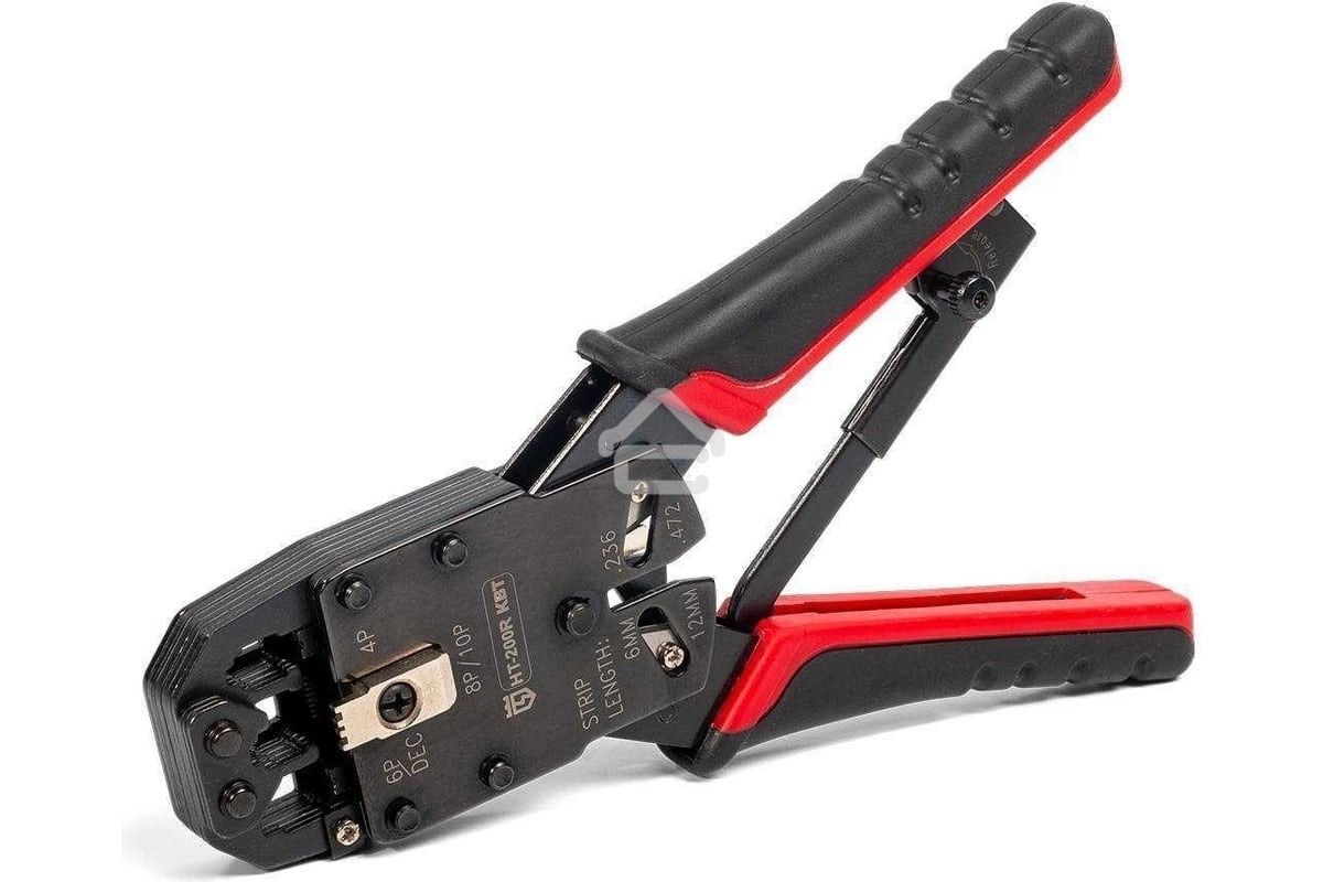 Кримпер многофункциональный с 3 встроенными модулями для обжима RJ-45, RJ-12, RJ-11 HT-200R