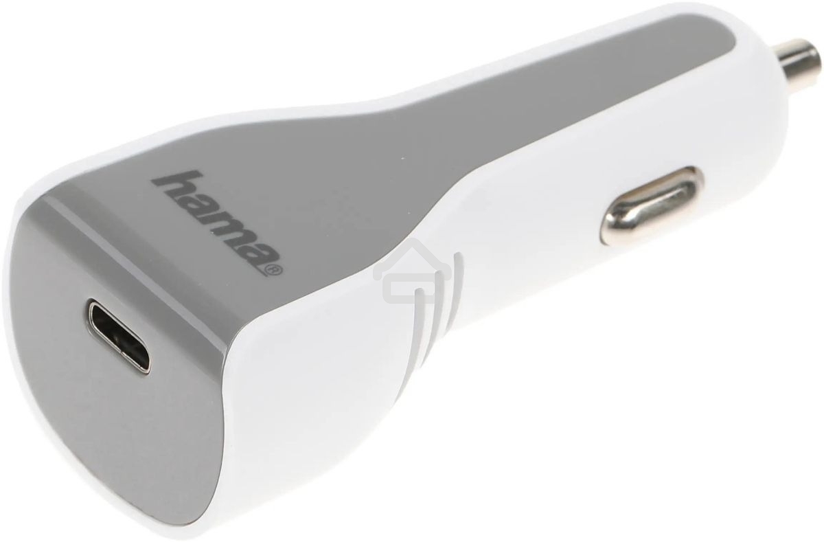 Комплект зарядное устройство Hama H-183317 3A PD для Apple кабель Apple Lightning/Type-C белый