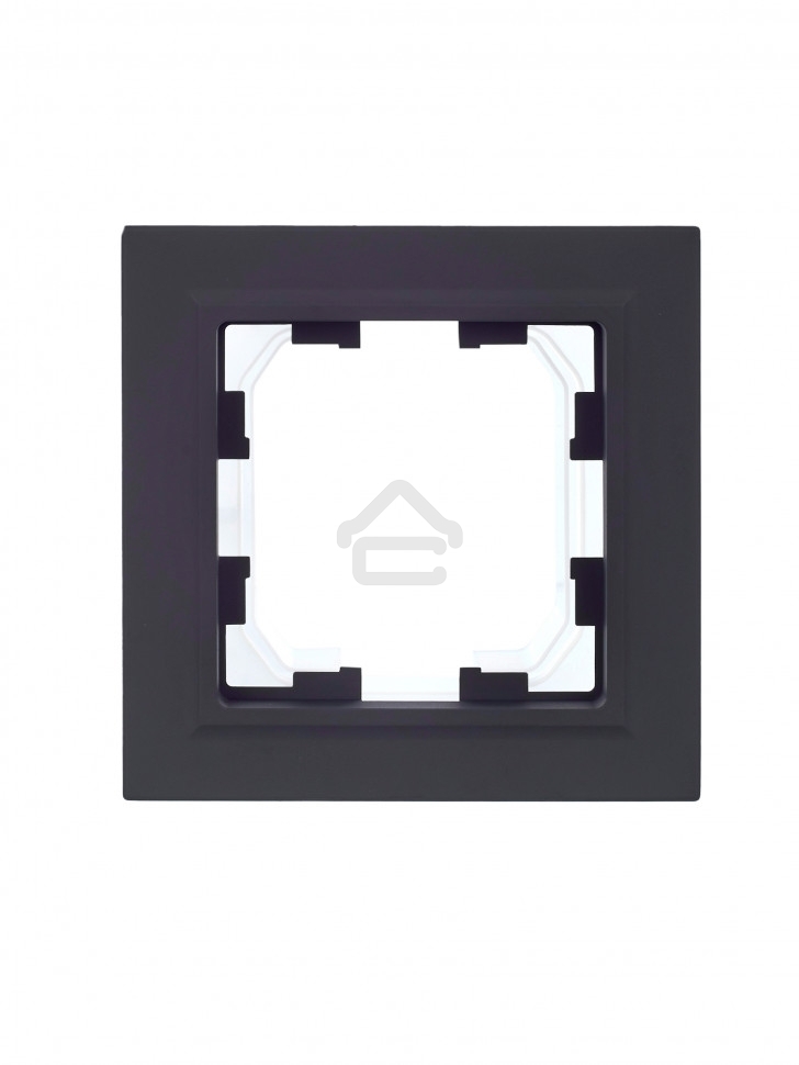 Рамка 1-местная IEK BRITE РУ-1-БрГ-44 IP44 графит