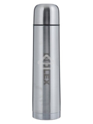 Термос Diolex DX-1000-B 1000 мл, с узким  горлом, в чехле, нержавеющая сталь