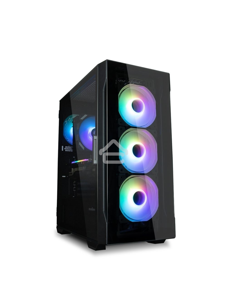 Компьютерный корпус MidiTower Zalman I3 NEO TG Black (ATX, front mesh, TG window, USB2.0 x1, USB3.0x2, 4x120mm RGB fan, без БП) (I3 NEO TG Black)