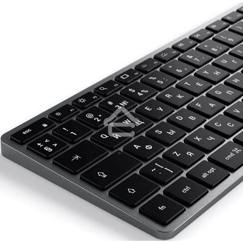 Клавиатура беспроводная Satechi Slim X2 Bluetooth Backlit Keyboard, Bluetooth, Серый ST-BTSX2M-RU