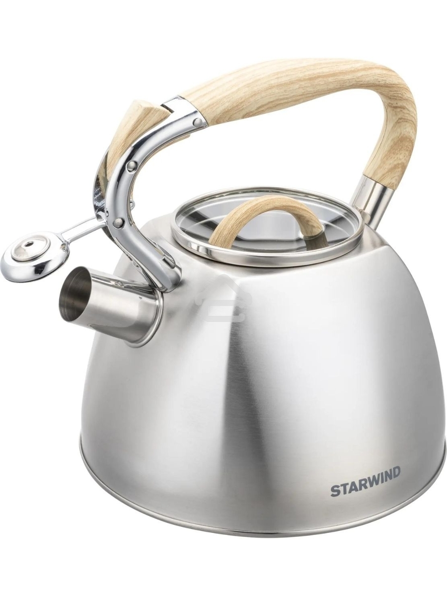 Чайник для плиты Starwind Chef Daily 2.8л, серый, металлический (SW-CH1308)